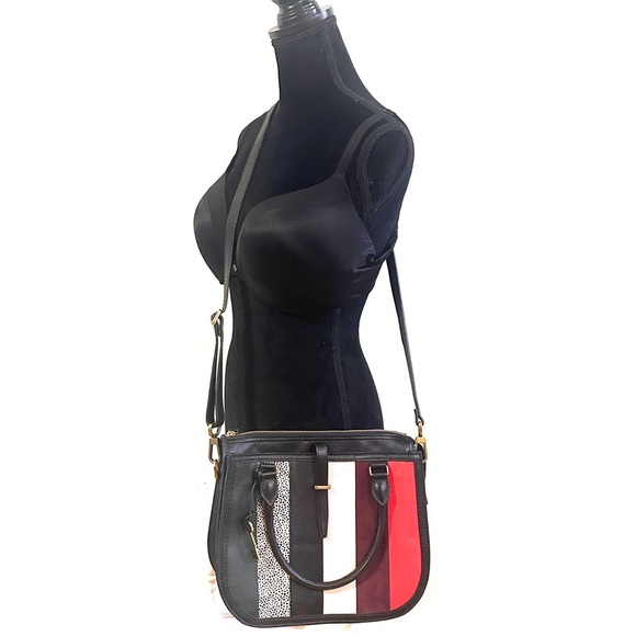 Fossil Ryder Patchwork Leather Purse Bag Crossbody Western Boho Multicolor - Picture 3 of 16